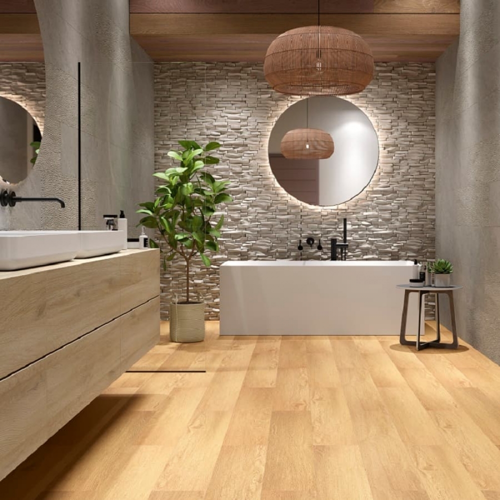 Фото вінілового покриття в інтер'єрі - Круазетт HZ 1202