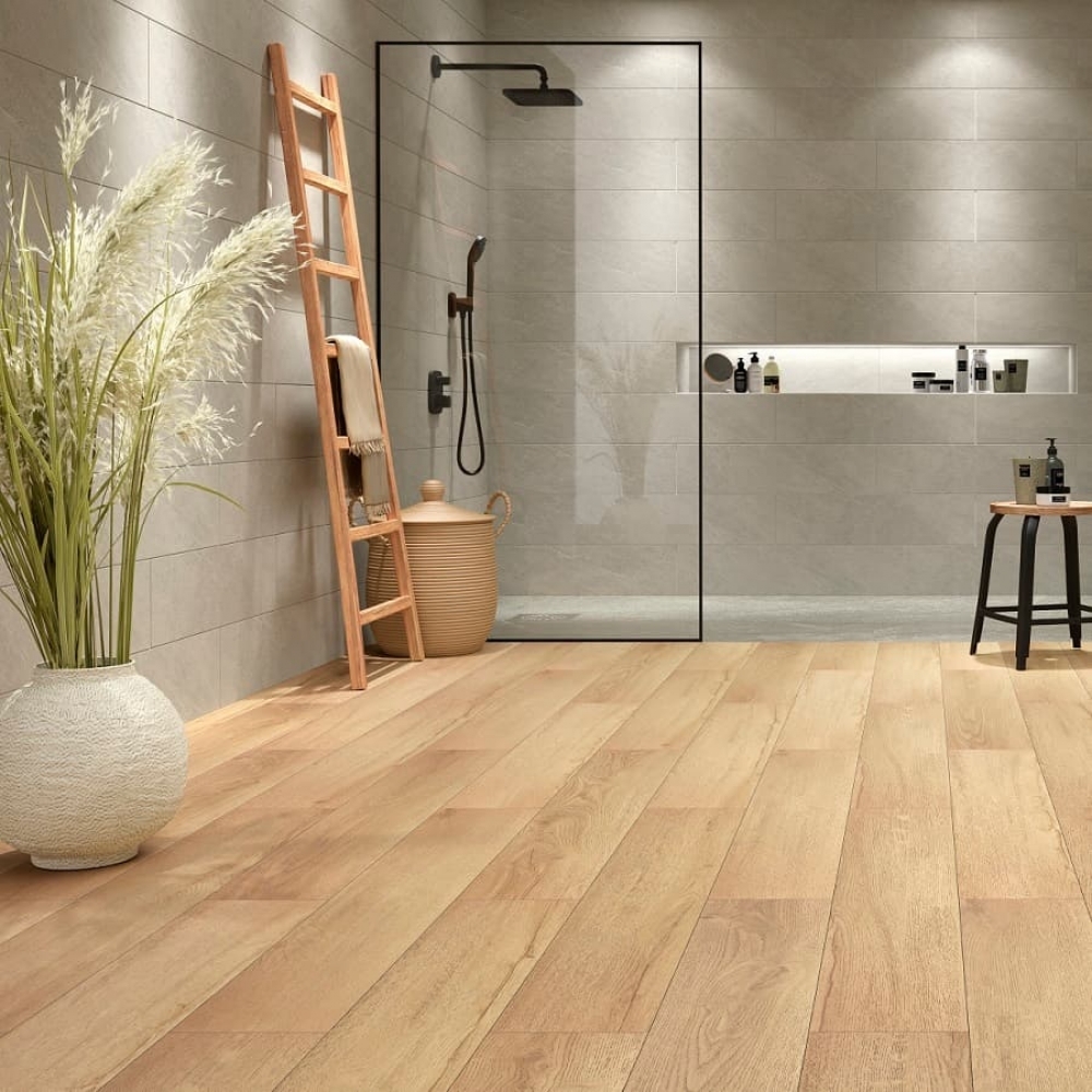 Фото вінілового покриття в інтер'єрі - Поркероль HZ 1206