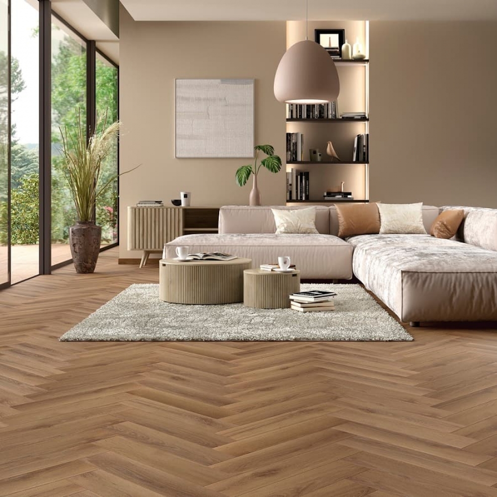 Фото вінілового покриття в інтер'єрі - Брегансон HZB 1200