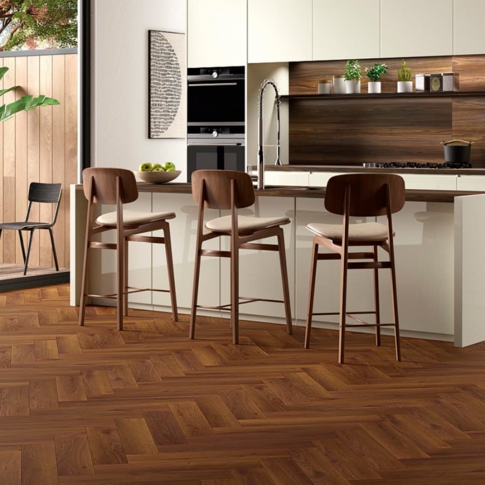 Фото вінілового покриття в інтер'єрі - Оссегор HZB 1203