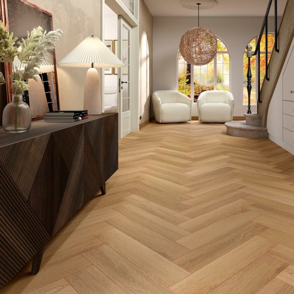 Фото вінілового покриття в інтер'єрі - Сілон HZB 1208