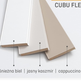 Фото плінтуса долькен кубу 80 капучіно