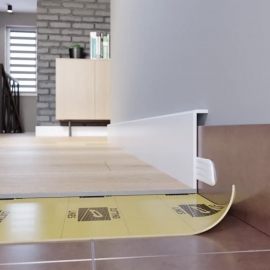 Фото плінтуса арбітон стік плюс білий 95