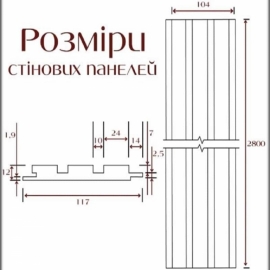 Фото стінова панель супер профіль розмір