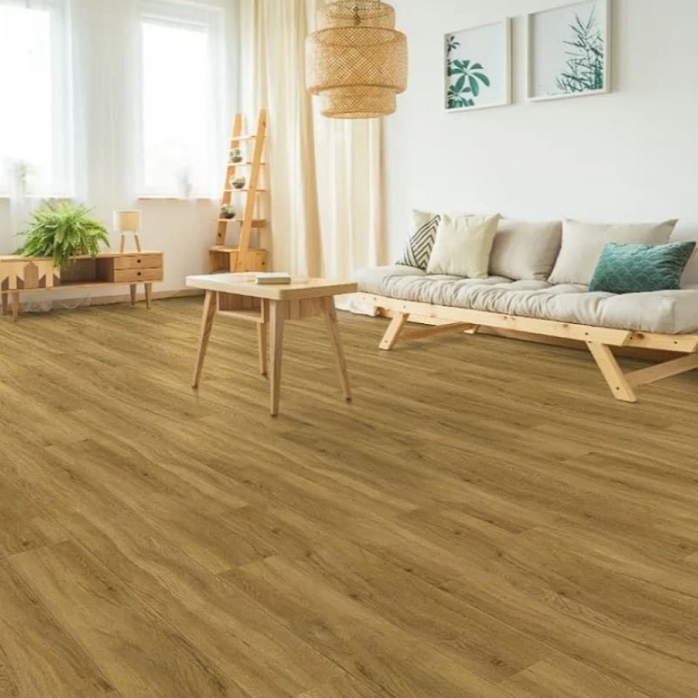 Фото вінілового покриття в інтер'єрі - Honey Oak 3161-4027