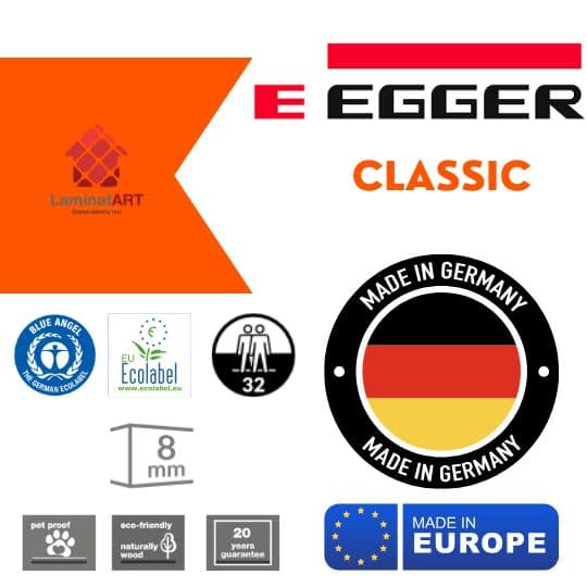 Купити ламінат у Києві, Німецький ламінат, Egger Classic, недорого, з доставкою, вологостійкий ламінат, під теплу підлогу, ламінат Egger офіційний сайт, ламінат Egger купити, Egger ламінат офіційний, ламінат Німеччина Egger, ламінат Egger, водостійка підлога Егер, купити Егер Київ, Егер купити Київ, 32 клас ламінат, 8 мм товщина