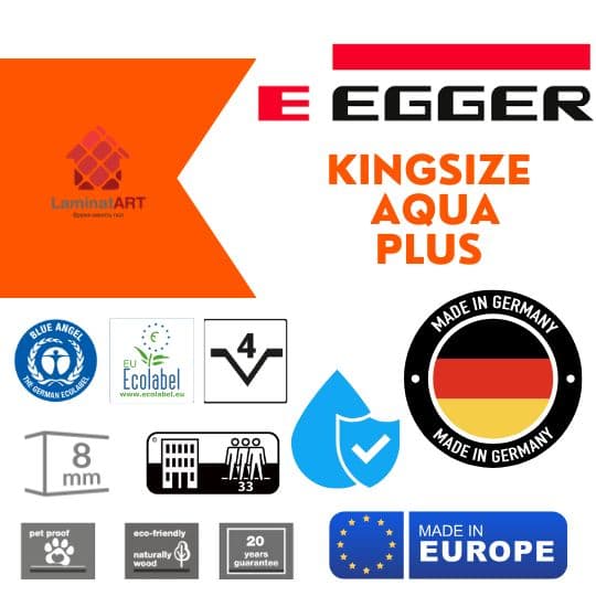 Купити ламінат у Києві, Німецький ламінат, Egger Kingsize Aqua +, недорого, з доставкою, вологостійкий ламінат, під теплу підлогу, ламінат Egger офіційний сайт, ламінат Egger купити, Egger ламінат офіційний, ламінат Німеччина Egger, ламінат Egger, водостійка підлога Егер, купити Егер Київ, Егер купити Київ, 32 клас ламінат, 8 мм товщина, ламінат з фаскою, малюнок під бетон