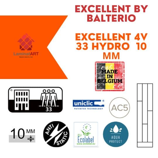 Купити ламінат у Києві, Бельгійський ламінат, Excellent, Excellent 4V 33 Hydro 10 мм, недорого, з доставкою, вологостійкий ламінат, під теплу підлогу, ламінат Excellent офіційний сайт, ламінат Excellent купити, Excellent ламінат офіційний, ламінат Бельгія Excellent, ламінат Excellent, водостійка підлога Excellent, купити Екселент Київ, Екселент купити Київ, 33 клас ламінат, 10 мм товщина, ламінат з фаскою